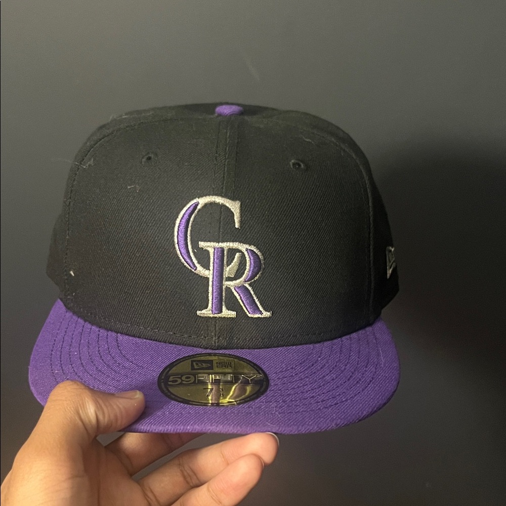New Era Black and Purple Cap